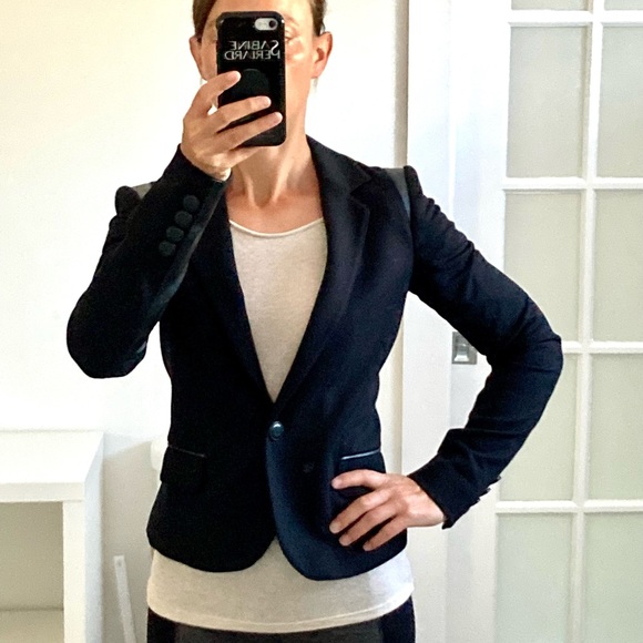 MEXX Metropolitan short cut blazer/jacket - black - size 34 - Picture 1 of 14